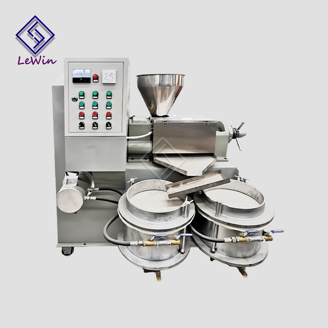 Small Hot Screw Oil Presser